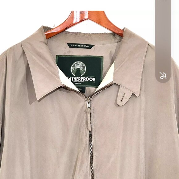 Weatherproof Garment Company Men's Softshell Jacket Tan Full Zip Front - Picture 2 of 6